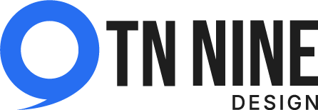 TN Nine Design logo – graphic design and web design studio in Kent